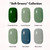 Soft Greens 6 Piece Gel Polish Collection