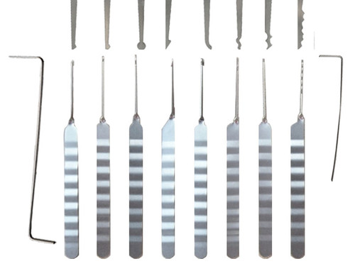 10 Piece Twist Flex Lock Pick Set ( RTFH-10 )