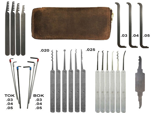 12 Piece Classic 2500 Series Lock Pick Set - Southern Specialties