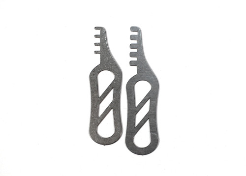 Slotted Titanium Pocket Comb 4 & 5 pin