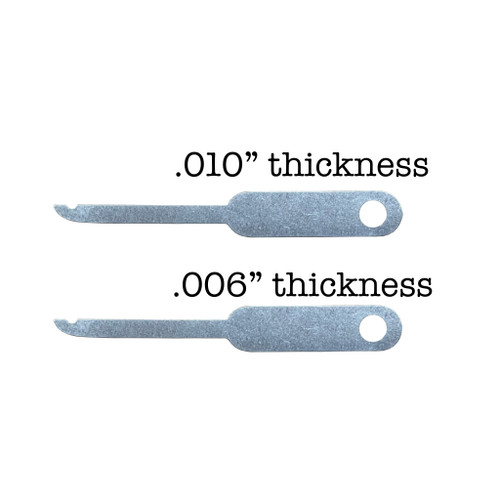 Two thicknesses.