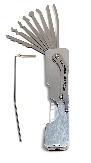 Folding Pocket Set - 8 (FPS-8)
Jack, Knife, FPS-8, RCS, Folding, Pocket, Set, Jack knife, Light, Weight, Picks, covert
