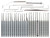 30 Piece Laminated Ripple Core Handle Lock Pick Set (LRCH-30)