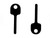 Key Style Handcuff Shims
