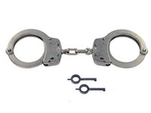 実物！S&W M100-1ガンブルー 手錠 ハンドカフ LAPD NYPD スミス&ウェッソン S&W ハンドカフ 100-1B スタンダード ガン