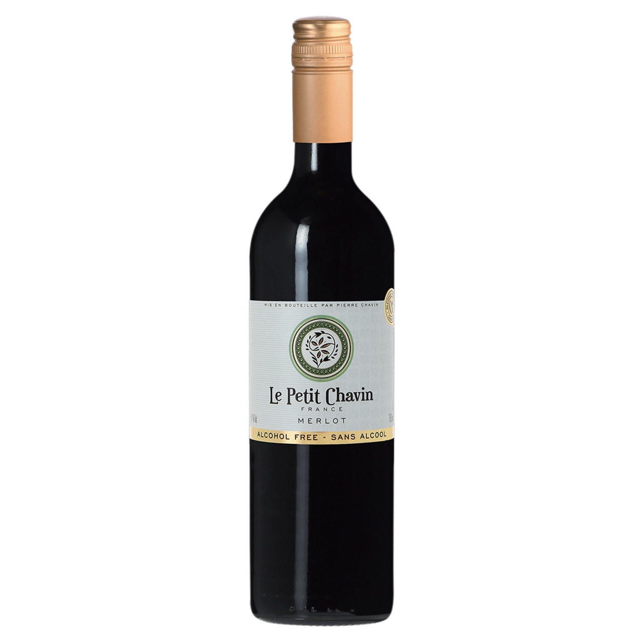 Le Petit Chavin Merlot non-alcoholic red wine 0.0% ABV France