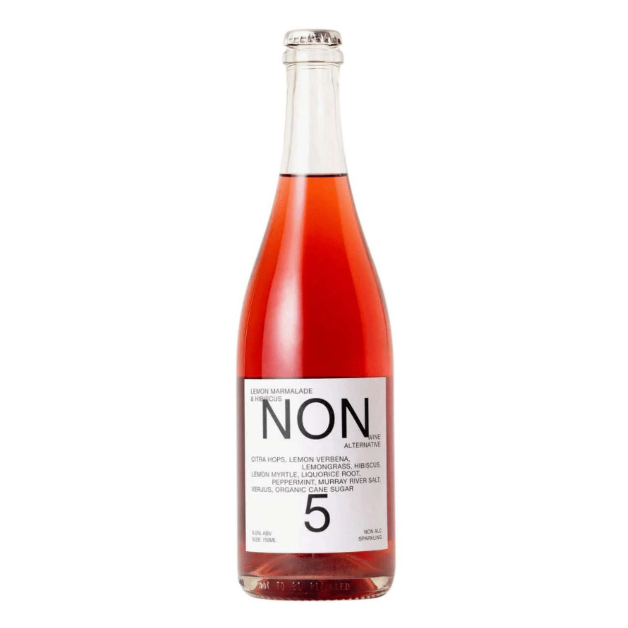 no.0155 ラフなレモンクォーツ NON 5 Lemon Marmalade & Hibiscus – Non Alcoholic Wine Alternative 0.0%