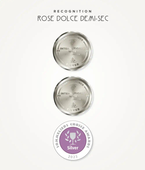 Prima Pavé Rosé Dolce Demi-Sec Non-Alcoholic Sparkling Wine (0.0% ABV) – alternate view 2