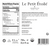 Le Petit Etoile Chardonnay Non Alcoholic Wine (0.0% ABV White, France)