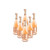 Prima Pavé Rosé Dolce Mini Non-Alcoholic Champagne Bottles (6-Pack, 200ml Each, 0.0% ABV)