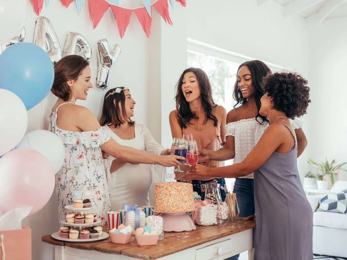 Pregnancy-safe sparkling wine for baby shower celebrations