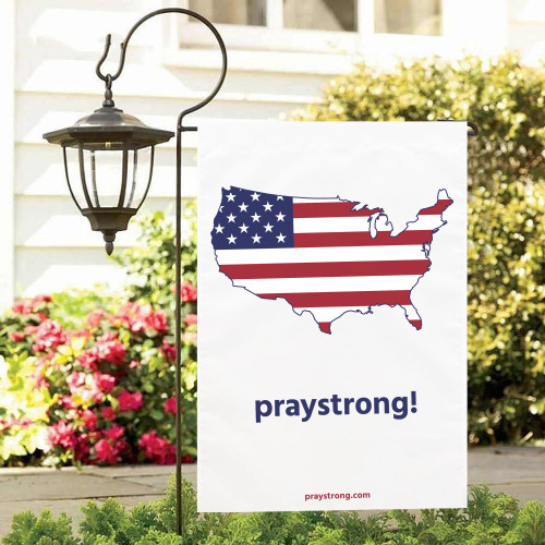 PrayStrong USA Garden Flag