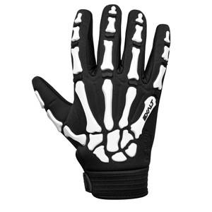Death Grip Gloves - Full Finger - Black / White Death Grip Gloves - Full Finger - Black / White
