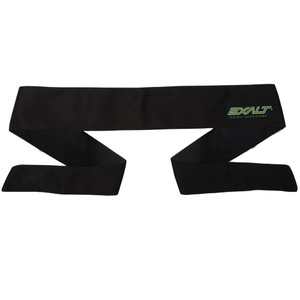 Exalt Headband - Black with Lime Tag