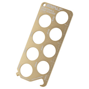 Exalt Ball Size Gauge - Gold Exalt Ball Size Gauge - Gold
