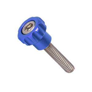 Exalt AXE Feedneck V2 Thumbscrew - Blue Exalt AXE Feedneck V2 Thumbscrew - Blue