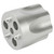 Exalt Emek Rear Bolt Cap - Silver Exalt Emek Rear Bolt Cap - Silver