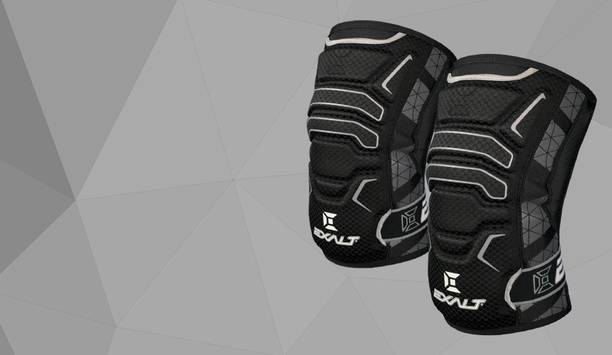 Coudières De Paintball Exalt Alpha – Extra Larges – Gris – Neuves
