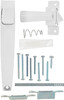 Mobile Home Parts Direct White Push Button Storm Door Handle