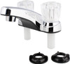 Empire Faucets Mobile Home/RV Lavatory Faucet - 4 Inch Chrome, with Crystal Knobs‎ U-YJW77-E
