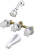Empire Faucets Mobile Home 8" Chrome 3 Valve Tub & Shower Faucet J2700R-E