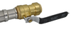 Aqua Plumb PipeBite Water Heater Connector 18" With Brass Ball Valve
