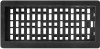 Decor Grates AJH410-BLK Floor Register, 4x10, Black