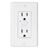 EZ Electrical 15 AMP Self-Testing GFCI Outlet