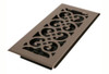 Decor Grates 4" x 8" Brushed Satin Nickel Floor Register SPH408-NKL