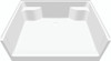 Lyons Mobile Home 54" X 42" ACRYLIC SHOWER PAN - WHITE