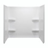 Lyons Mobile Home White Fiberglass 54" X 42" X 59" Wall Surround White