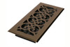 Decor Grates 4" x 8" Antique Brass Floor Register