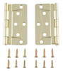 Mobile Home/RV Interior Butterfly Brass Hinge Set (2 Pack) with Screws