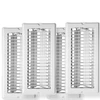 Continental Industries Mobile Home White Floor Registers 4 X 8 (4 Pack)