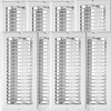 Continental Industries White Floor Registers 4 X 10 (8 Pack)