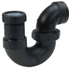 ABS P-Trap with 1/2" - 1/4 "Union Joint  1-1/2"