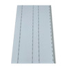 Mobile Home Rustique RIBB Vinyl Skirting White Vented 16" x 35" Panel (8 Pack)