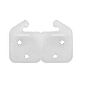 Grace Manufacturing Cabinet Drawer “C” Rail Guide for 1-1/4" Bottom Mount Rail – 6 Pack