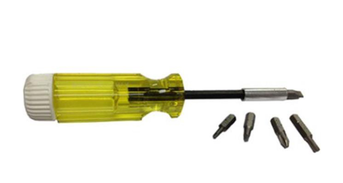 US Hardware Mobile Home Screwdriver Magnetic 6 in 1