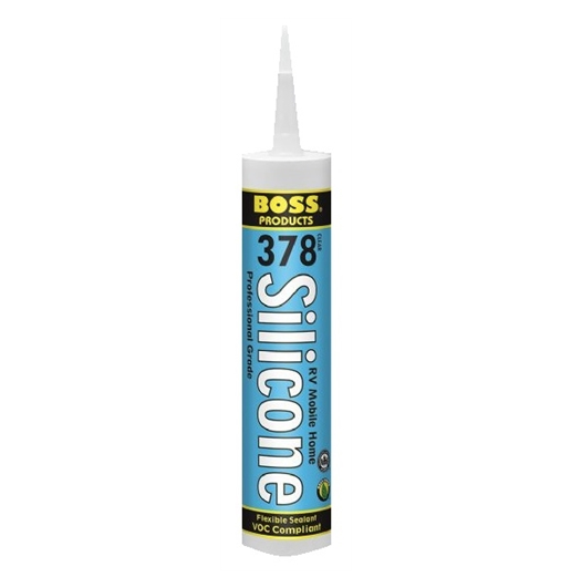 Boss Silicone Caulk Clear 378 10.3 Oz