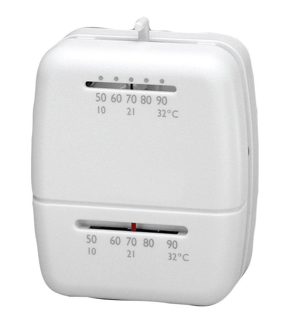 Mobile Home Thermostat Heat Only 2- Wire  White  1C20-102