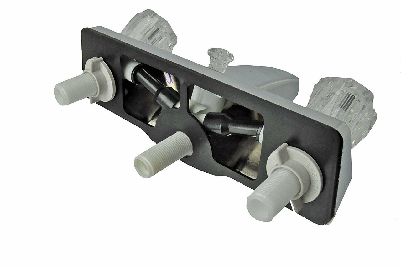 Utopia 8" Bathtub & Shower Faucet with Offset Rear Connectors for