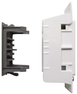 Pass & Seymour Mobile Home/RV White Self-Contained Receptacle with Snap On Plate