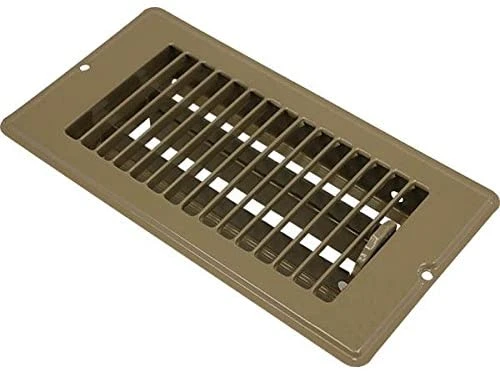 Continental Industries Mobile Home Brown Floor Registers 4 X 8 (10 Pack)