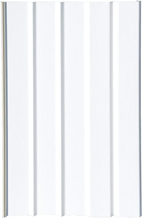 Mobile Home Skirting Vinyl Underpinning Panel White 16" W x 52" L (8 Pack)