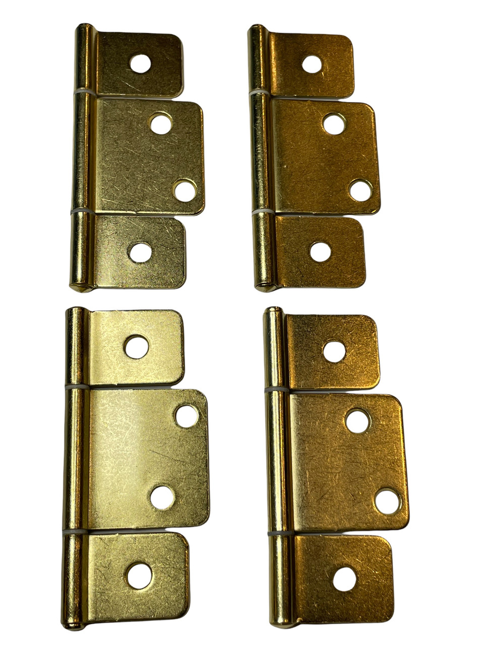 Three Leaf Non Mortised Hinge for Mobile Home & RV Interior White Bifold Butt Ca