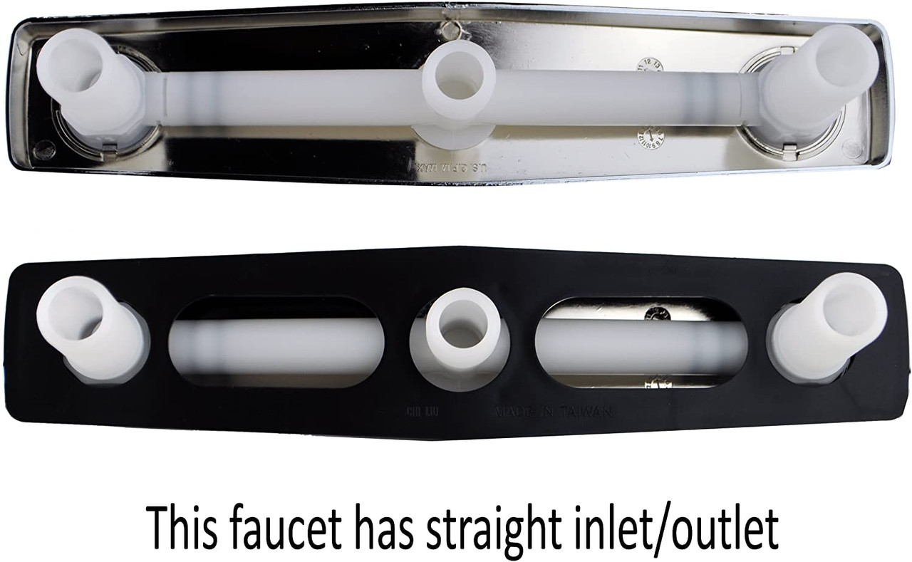 Mobile Home 8" Chrome Shower Faucet w/Lever Handles & Shower Head Kit