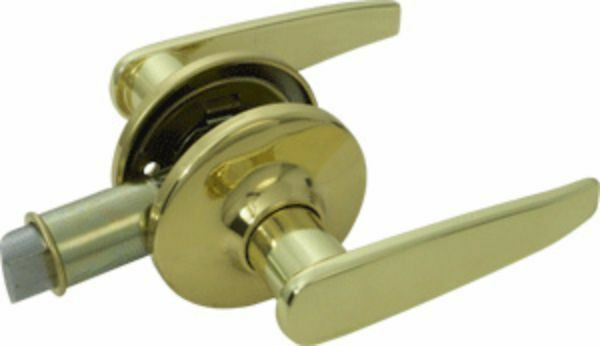 Mobile Home Interior Door Lever Handle Passage, Brass H & S Mobile