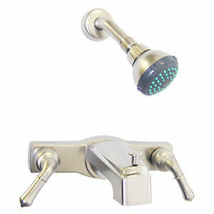 Mobile Home 8" Brushed Nickel Tub & Shower Faucet with Lever Handles H & S Mobile Home Supplies