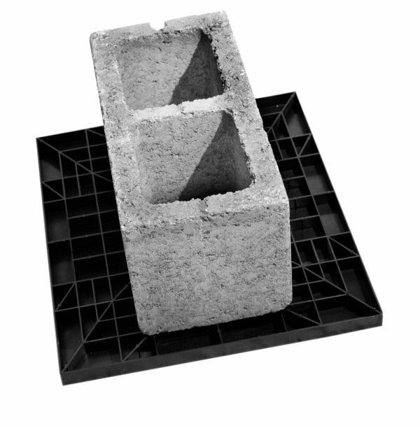 Mobile Home/RV/Storage Shed Pier Pad 20" x 20" x 1" (2 SQ FT) 10 Pack